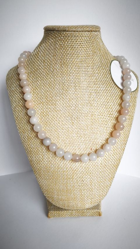 COLLAR AVENTURINA ROSA, DE 55CM +5CM