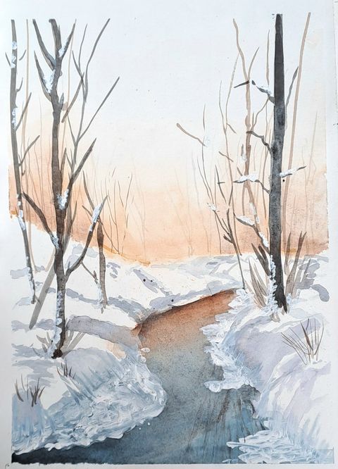 Invierno Silencioso — Obra Original