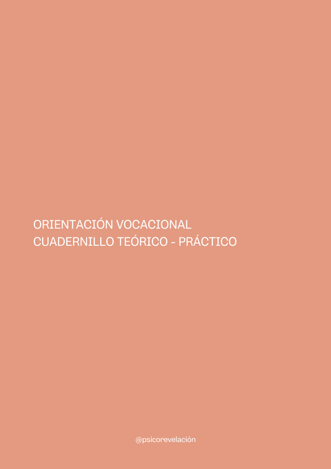 GUÍA ORIENTACIÓN VOCACIONAL