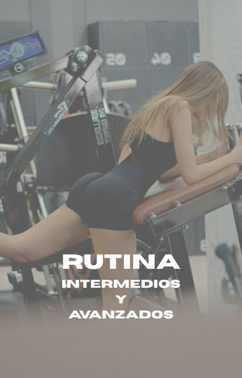 Plan Gym — Intermedio y Avanzado