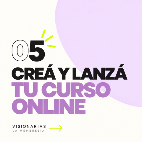 5. Crea, lanza y automatiza tu curso online