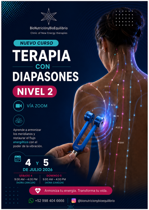 Curso Terapia con Diapasones nivel 2