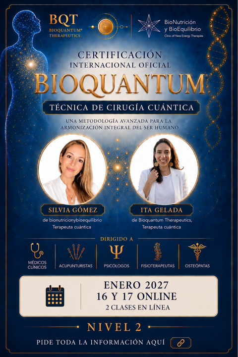 Certificación Internacional bioquantum® Cirugía Cuántica en línea nivel 2