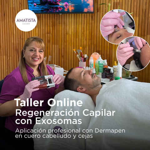 TALLER ONLINE DE REGENERACIÓN CAPILAR CON EXOSOMAS