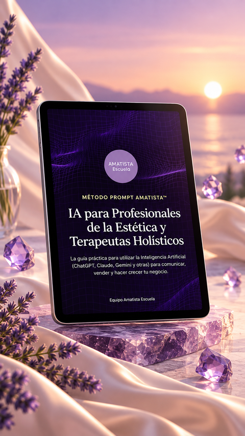 IA PARA ESTETICISTAS Y TERAPEUTAS | Método Prompt Amatista™
