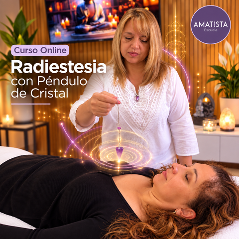 CURSO ONLINE DE RADIESTESIA CON PENDULO DE CRISTAL