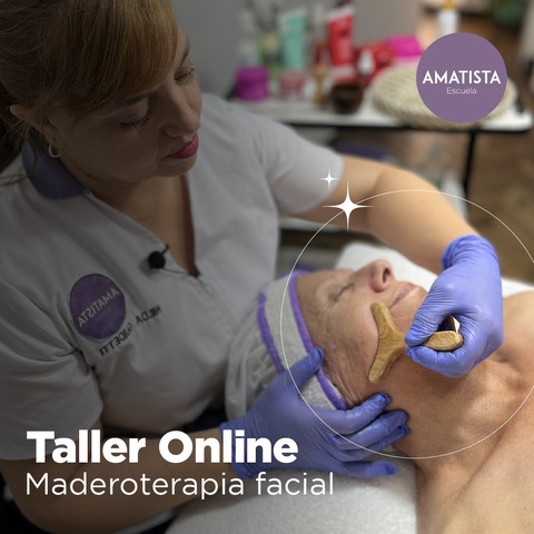 TALLER ONLINE MADEROTERAPIA FACIAL