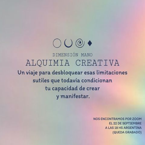 ALQUIMIA CREATIVA - DIMENSIÓN MANO