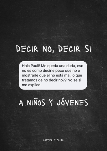 Decir 'NO', ¿amigo o enemigo de la crianza?