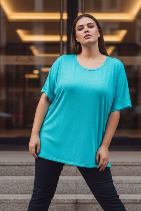 Molde de remera dama talle xxl al 4xl art 2011.