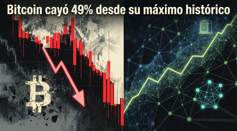 Bitcoin cayó 49% desde su máximo. Lo que dicen los datos de fondo