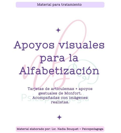 Apoyos visuales para la alfabetización