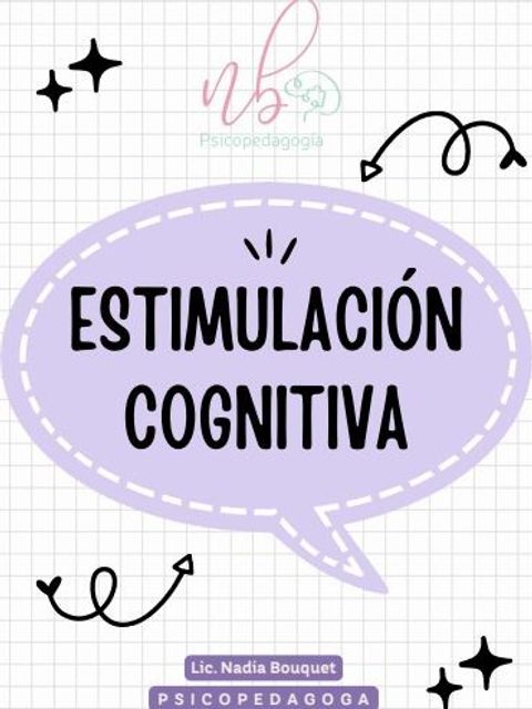 1º Cuadernillo de Estimulación cognitiva