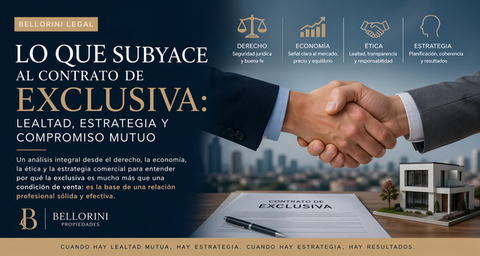 la exclusiva como contrato de lealtad mutua desde el derecho, la economía y la ética profesional