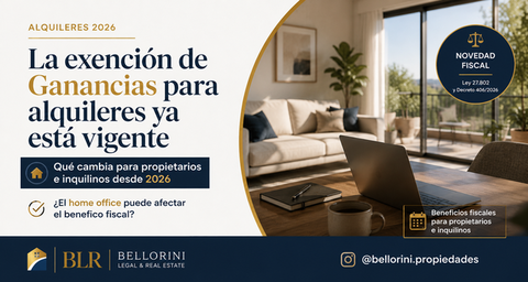 La exención de Ganancias para alquileres de vivienda está vigente.