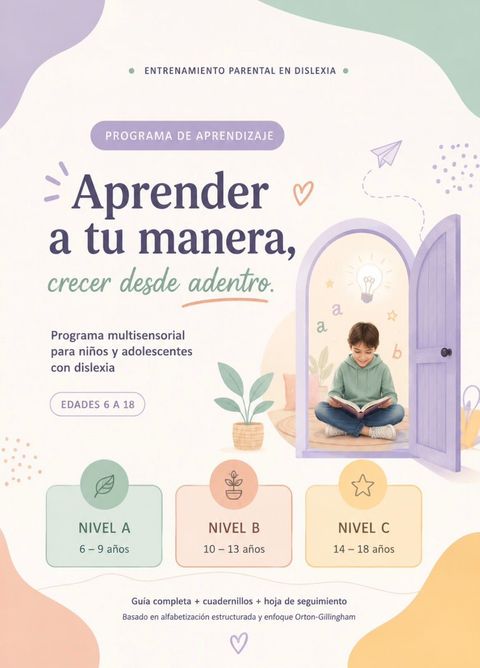 Programa Multisensorial para niños y adolescentes con Dislexia