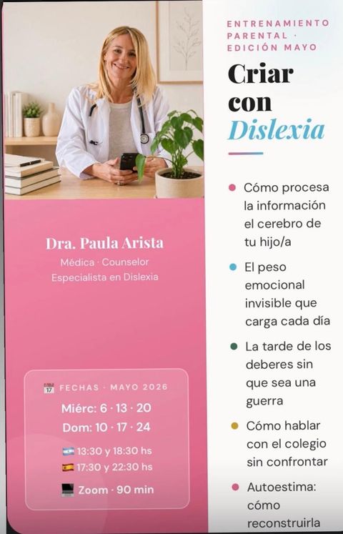 Entrenamiento Parental-Criar con dislexia. Edición Mayo 2026 