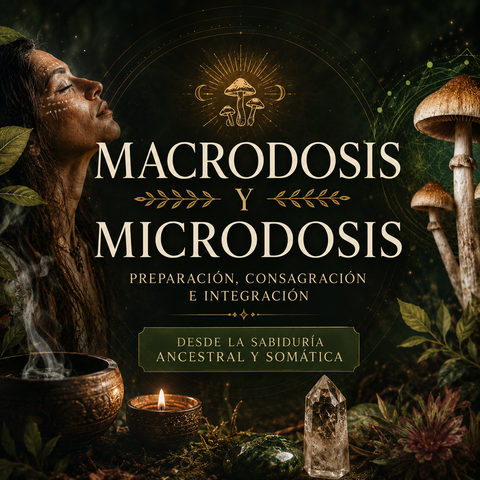 Clase: Preparación, Consagración e Integración desde la Sabiduría Ancestral y Somática para Micro y Macrodosis
