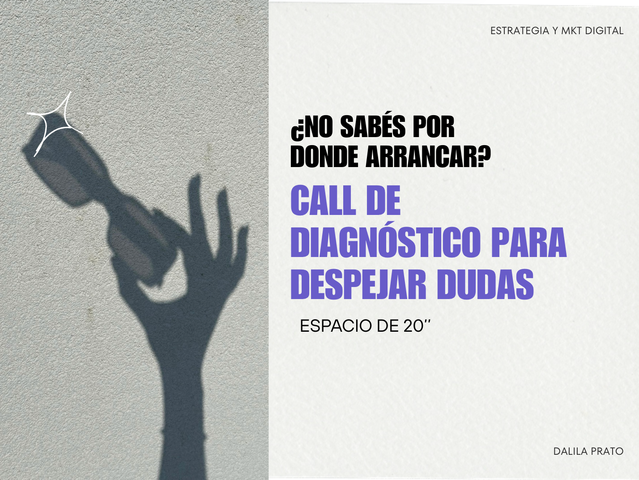 Diagnóstico Gratuito – 20 minutos para entender qué necesita tu marca en redes🧡