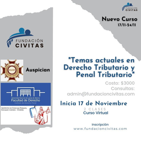 Temas Actuales en Derecho Tributario y Derecho penal