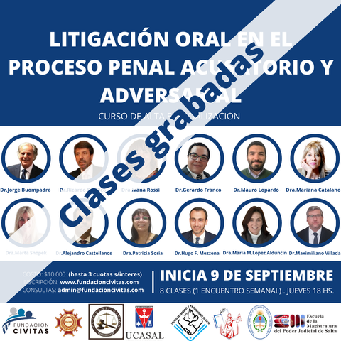LITIGACIÓN ORAL EN EL PROCESO PENAL ACUSATORIO Y ADVERSARIAL
