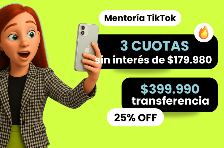 📲Mentoría TikTok - Duración: 5 semanas (transferencia)