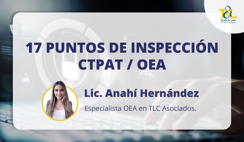 17 Puntos de Inspección CTPAT/OEA por la Lic. Anahí Hernández