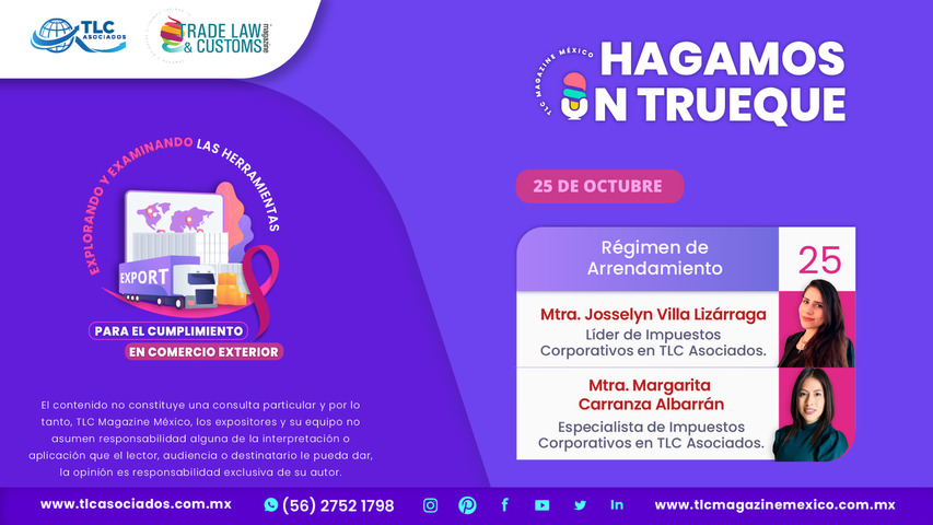 Hagamos un Trueque - Régimen de Arrendamiento por la Mtra. Josselyn Villa y la Mtra. Margarita Carranza