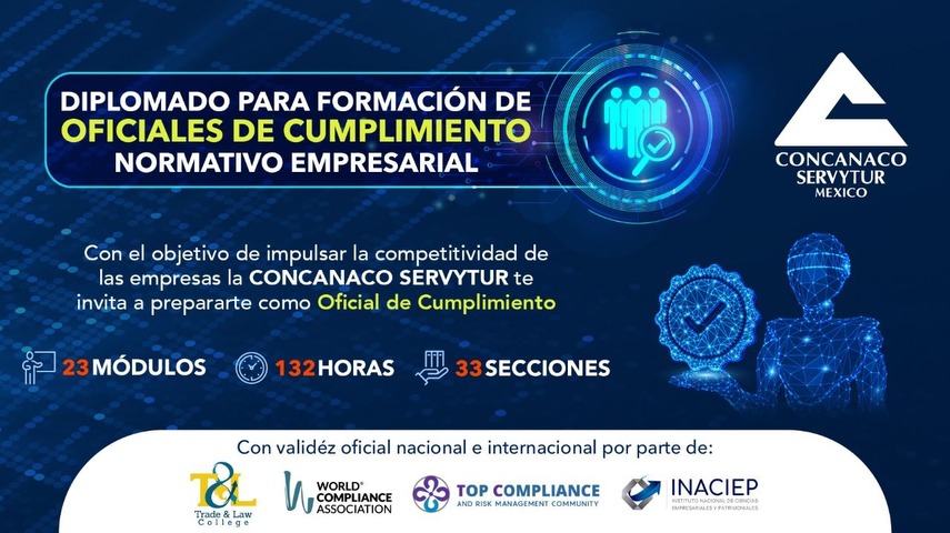AGOTADO - Diplomado para Formación de Oficiales de Cumplimiento Normativo Empresarial