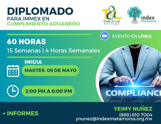 Diplomado para IMMEX en Cumplimiento Aduanero