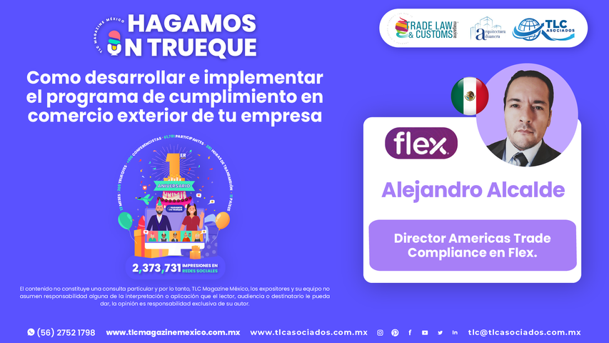 Hagamos un Trueque - Como desarrollar e implementar el programa de cumplimiento en comercio exterior de tu empresa por Alejandro Alcalde