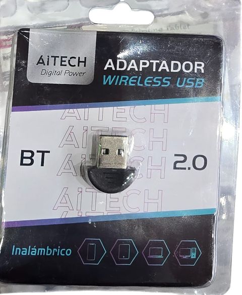 Adaptador BT Aitech Usb 2.0 Wireless 
