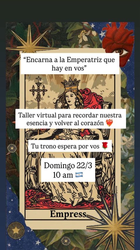 Encarna la Emperatriz que hay en vos