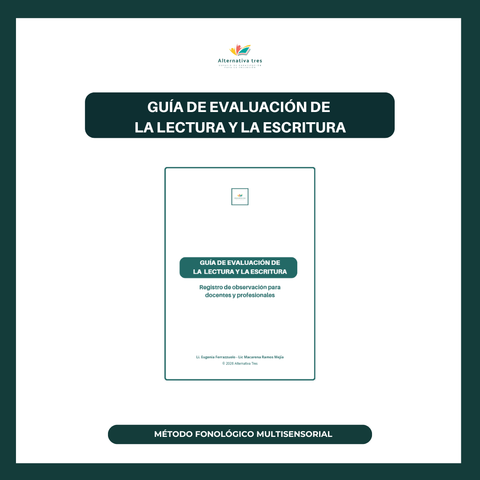 Guia de evaluación de la lectura y escritura. Registro de observaciôn para docentes y profesionales 
