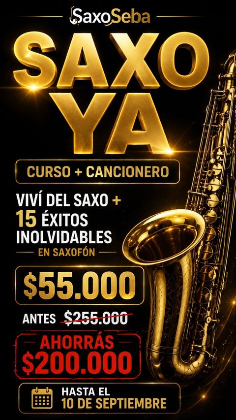 Saxo Ya! Curso + Cancionero