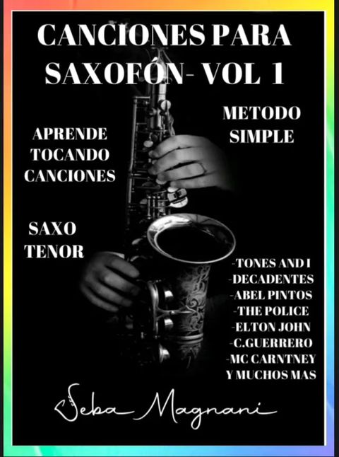 CANCIONERO PARA SAXO TENOR CON PISTAS VOL 1