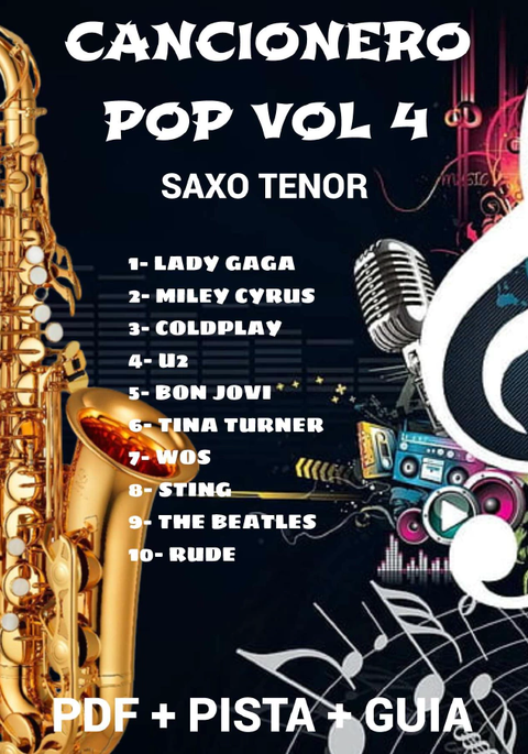 Cancionero POP Vol.4 Saxo Tenor