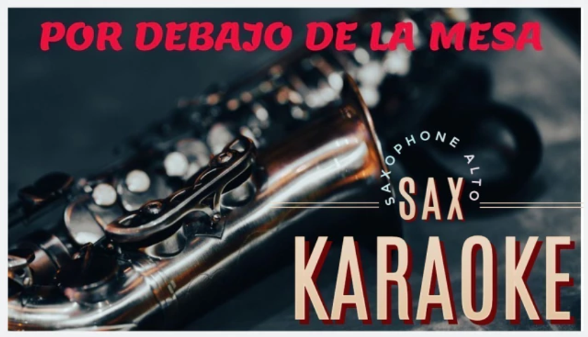 KARAOKESAX POR DEBAJO DE LA MESA SAXO ALTO