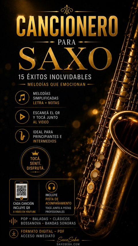 15 Éxitos Inolvidables en Saxofón — Edición 2026