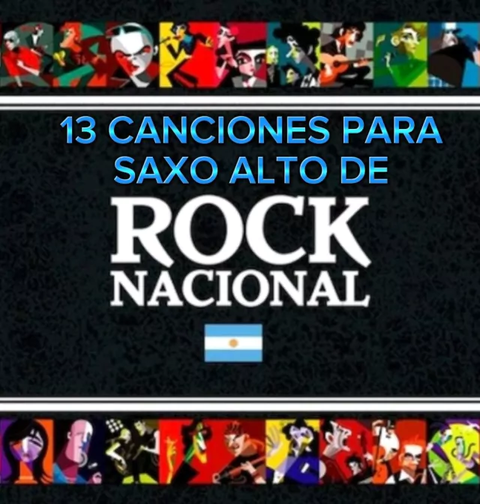 CANCIONERO ROCK NACIONAL SAXO ALTO