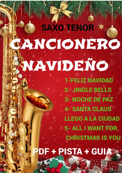 Cancionero navideño Saxo Tenor