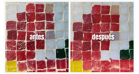 Cómo limpiar mosaico a fondo con limpiador Weber