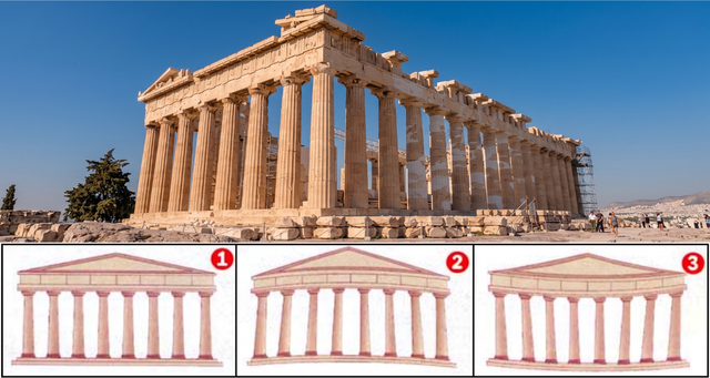 Perspectiva lineal: el secreto óptico del Partenón