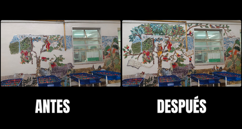 Cómo usé IA para completar un mural sin borrar su historia