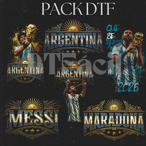 PACK DTF ARGENTINA 🩵🤍🩵