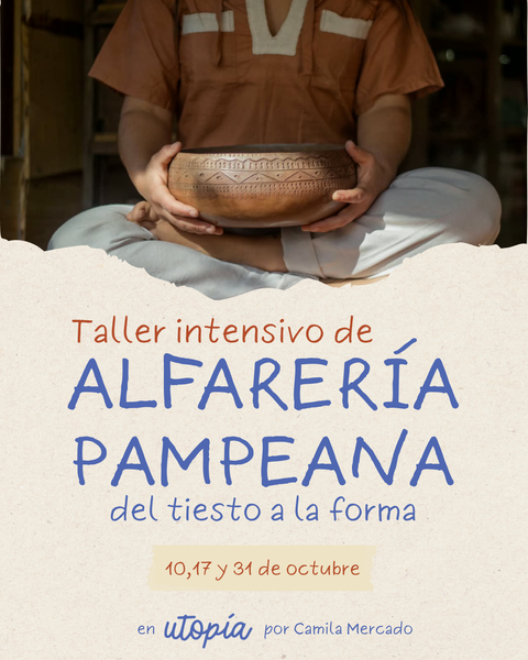 Taller intensivo de alfarería pampeana