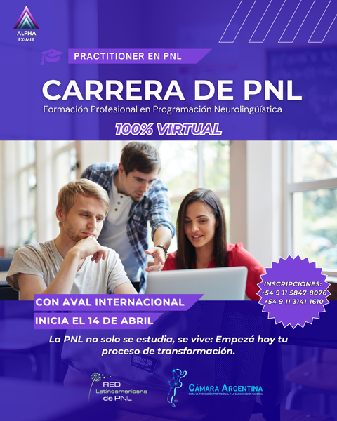 Practitioner en PNL 2026 · Plan 9 cuotas