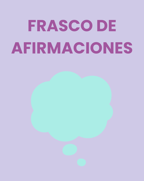 Frasco de afirmaciones