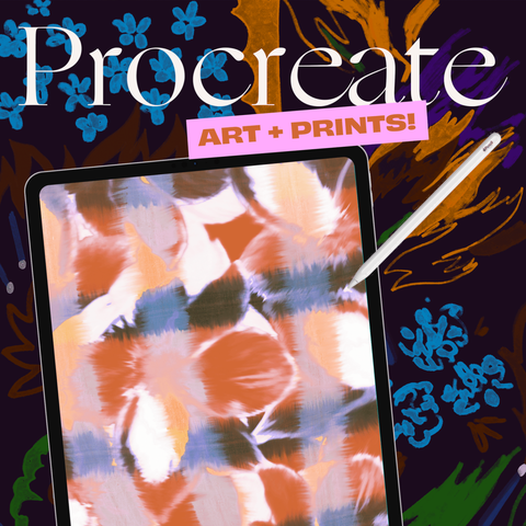 Procreate para Ilustración y Estampados Textiles | Viernes de Abril y Mayo 2026