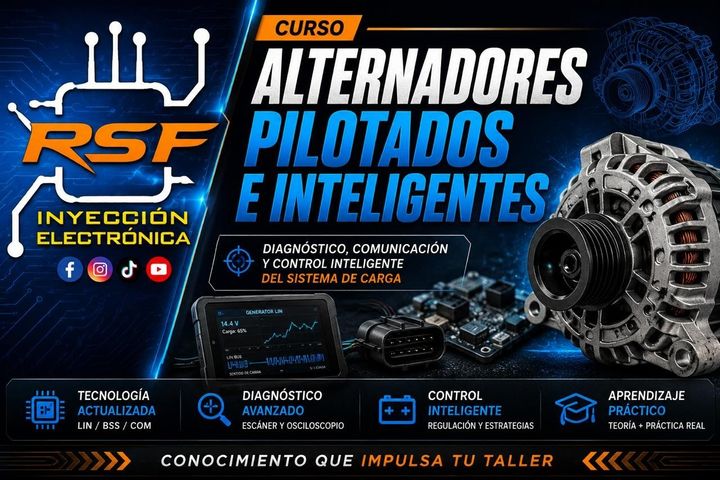 Alternadores pilotados y sistemas de carga inteligentes